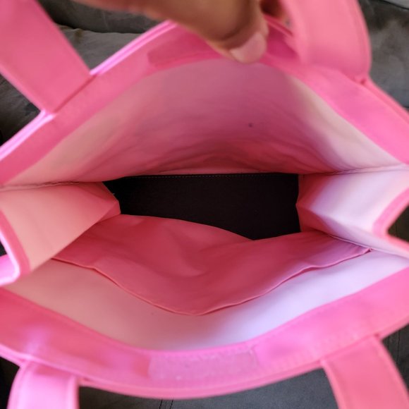 Hello Kitty Womens Pink Shopping Tote Bag Cute Small Flowers - Picture 6 of 9